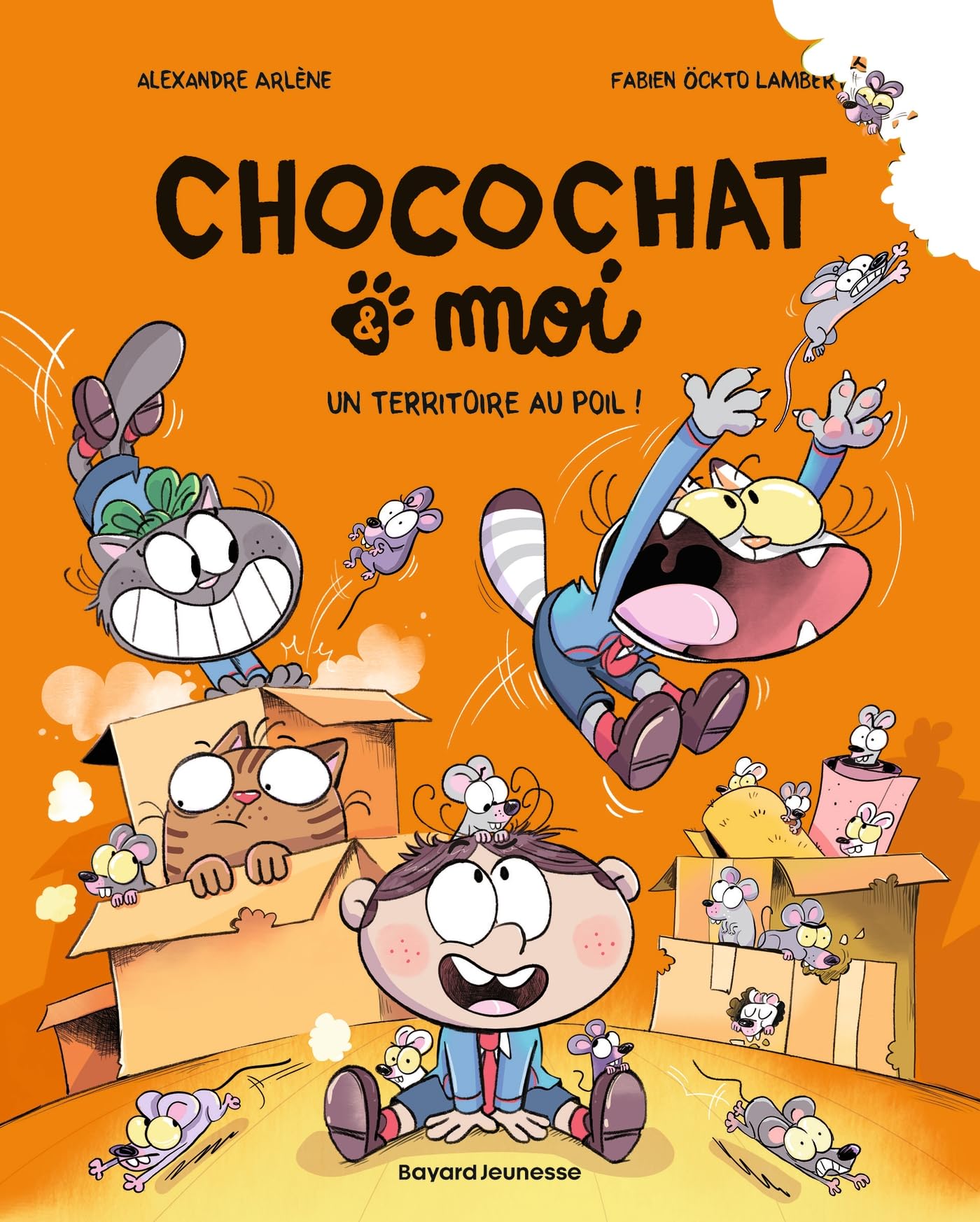 Chocochat , Tome 04 Un territoire au poil - Alexandre Arlène - Bd Kids - cartonné - Bande dessinée jeunesse