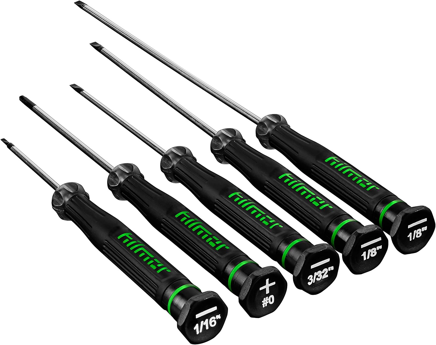 Precision Screwdriver Set with Storage Pouch, Black & Green, SDPS 1891089