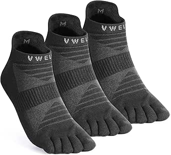 Sunew Toe Socks For Men Women, Unisex Coolmax Athletic