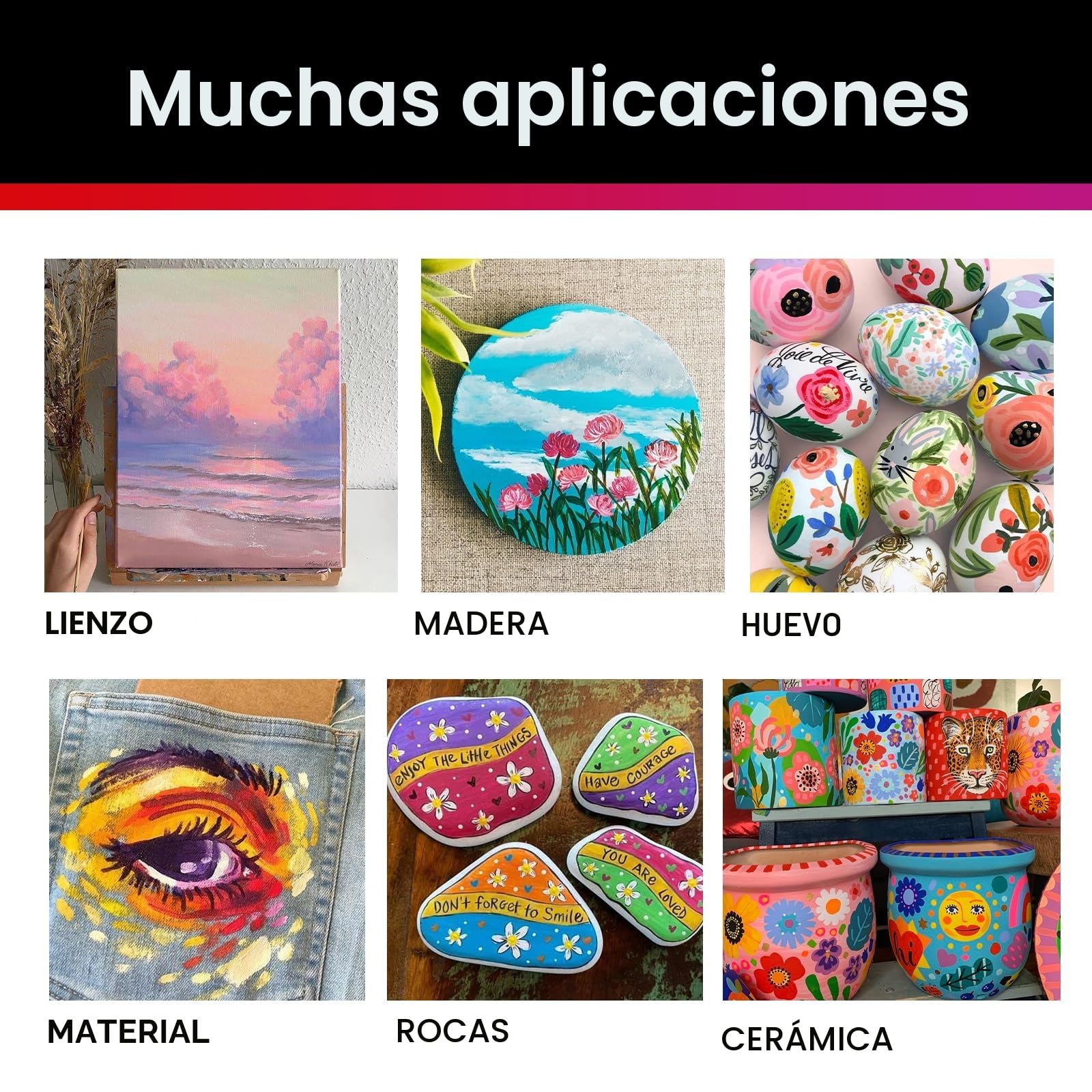 ABEIER Pinturas Acrilicas 56 × 60 ml, Acrylic Paint Set, no Tóxico, No Tóxico, Impermeable, para Lienzo, manualidades, Madera, Cerámica, Tela, para Artistas, Principiantes y Niños