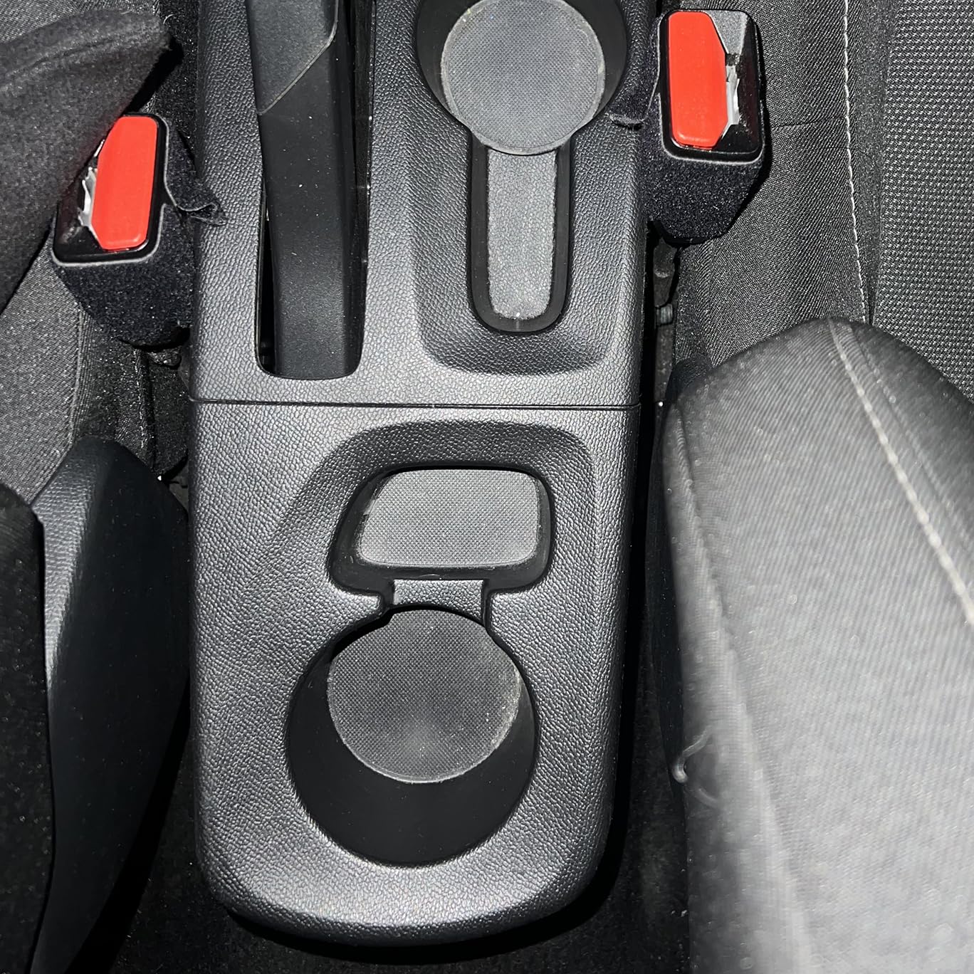 Bracciolo Centrale per Opel Corsa F 2019-2025, Doppio Scomparto, Pelle Nera, Facile da Installare, Accessorio Auto Personalizzato