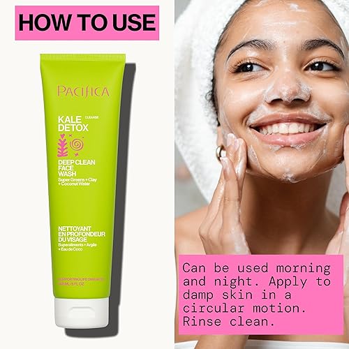 Vista 103 de Pacifica Lavado facial Sea Foam Mini tamaño de viaje, cuidado de la piel, limpiador espumoso suave diario, removedor de maquillaje, limpiador