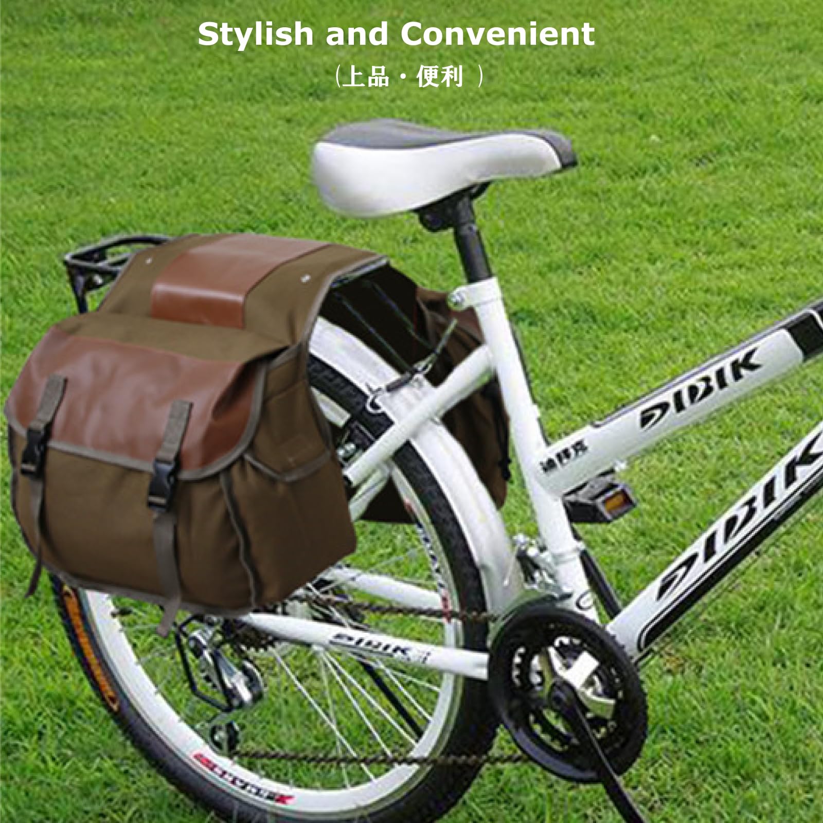 Amazon.co.jp: YAPJEB 自転車リアラック用自転車バッグ ブラック