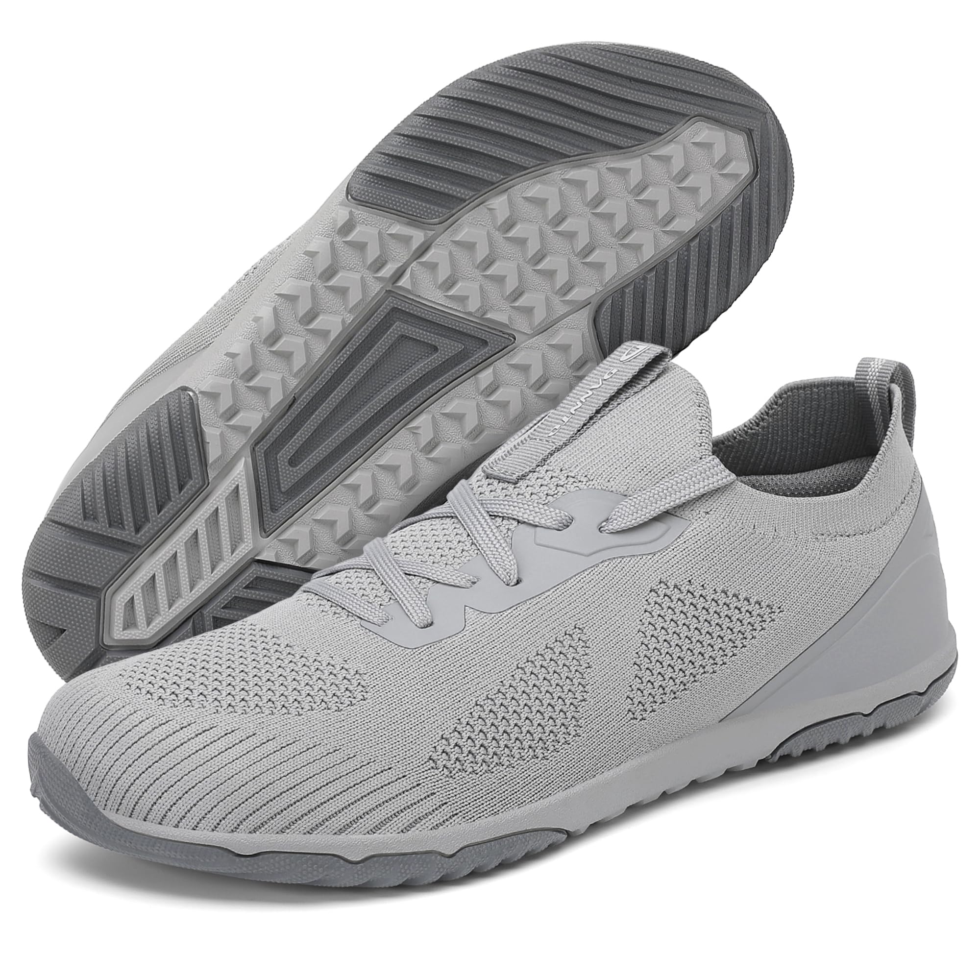 DANNTO Herren Barfußschuhe Wanderschuhe Minimalistische Sneakers Zero Drop mit Wide Toe Box Traillaufschuhe für Running Fitness