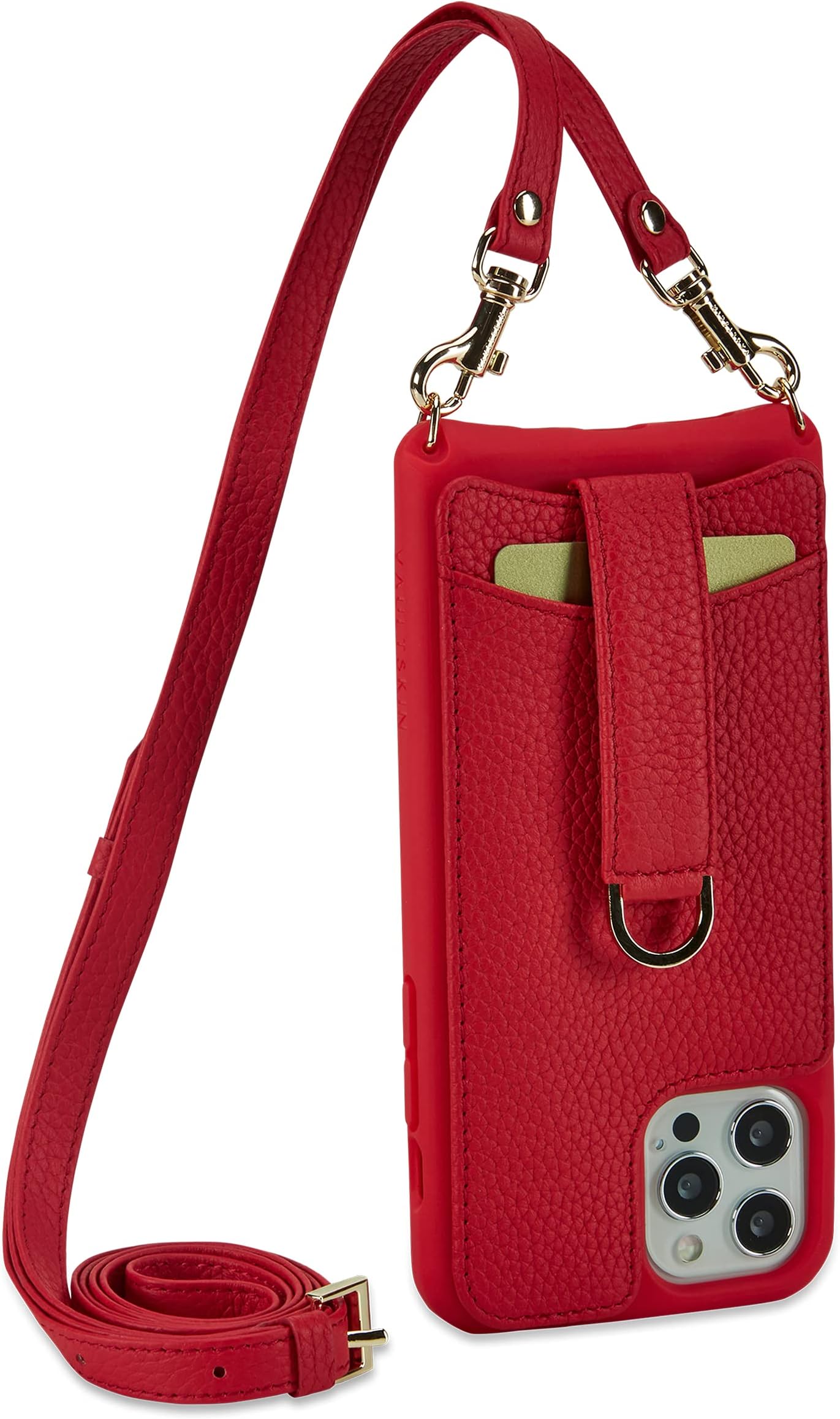 Vaultskin VICTORIA Crossbody iPhone Case with Leather Wallet