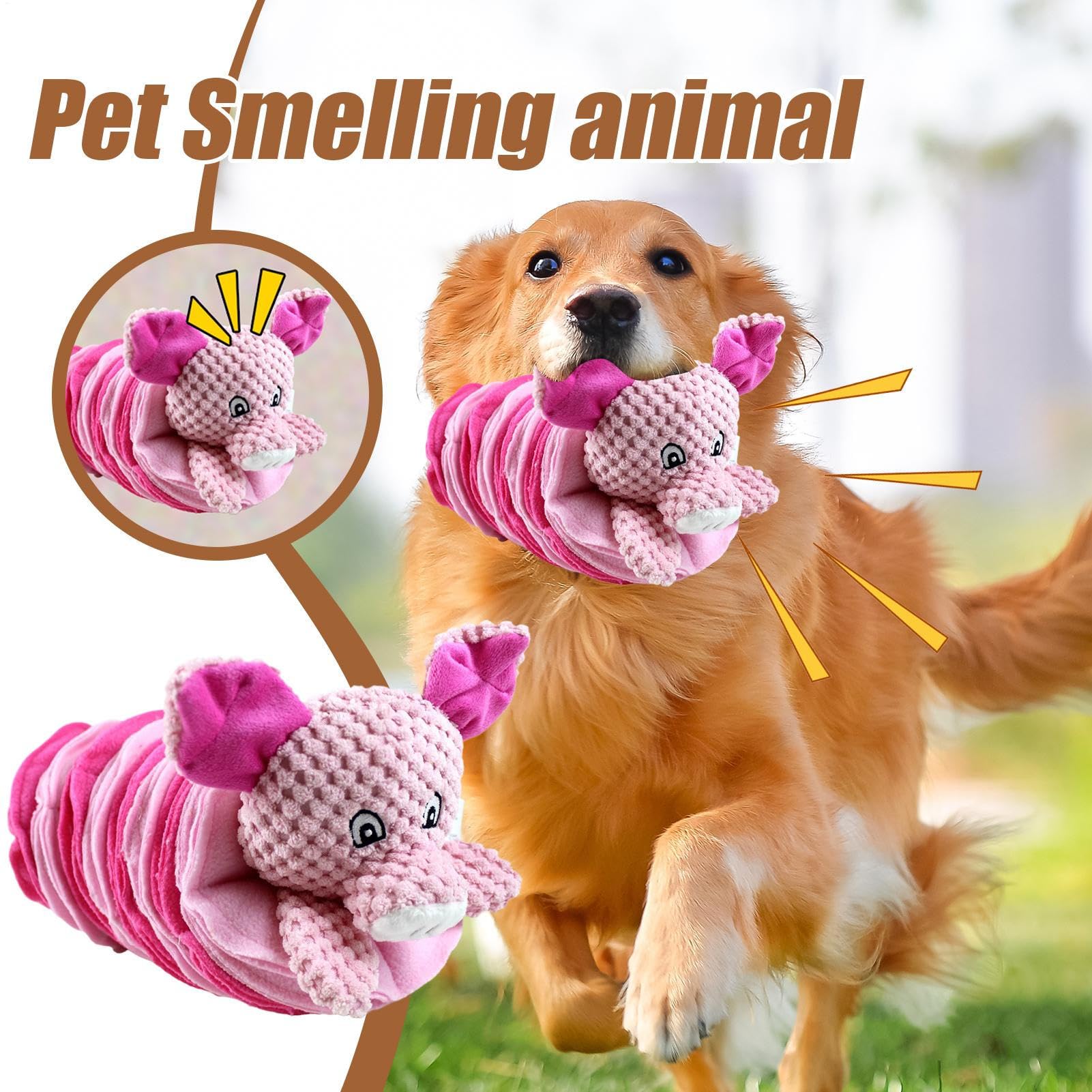 Amazon | 犬用フォージングトイ | 犬の知育おもちゃ プラッシュ