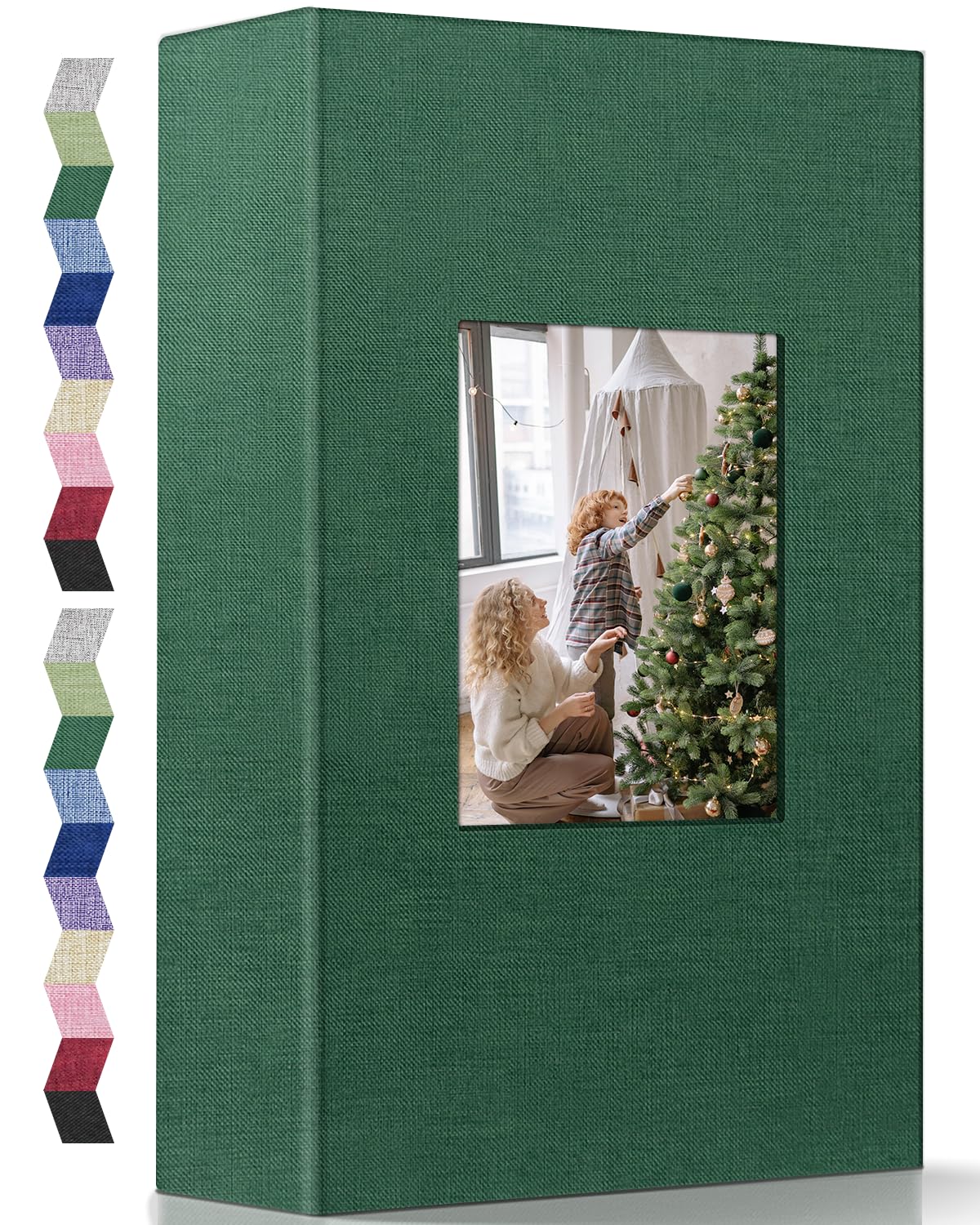 popotop Photo Album 4x6-420 Photos Photo Books with 420 Horizontall Pockets,Linen Cover Albums for Family Wedding Anniversary Baby Vacation Pictures