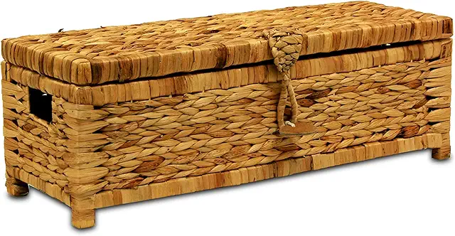 Baule di Vimini Enea Intrecciato 60 cm - Comprimibile Buar Artesanos