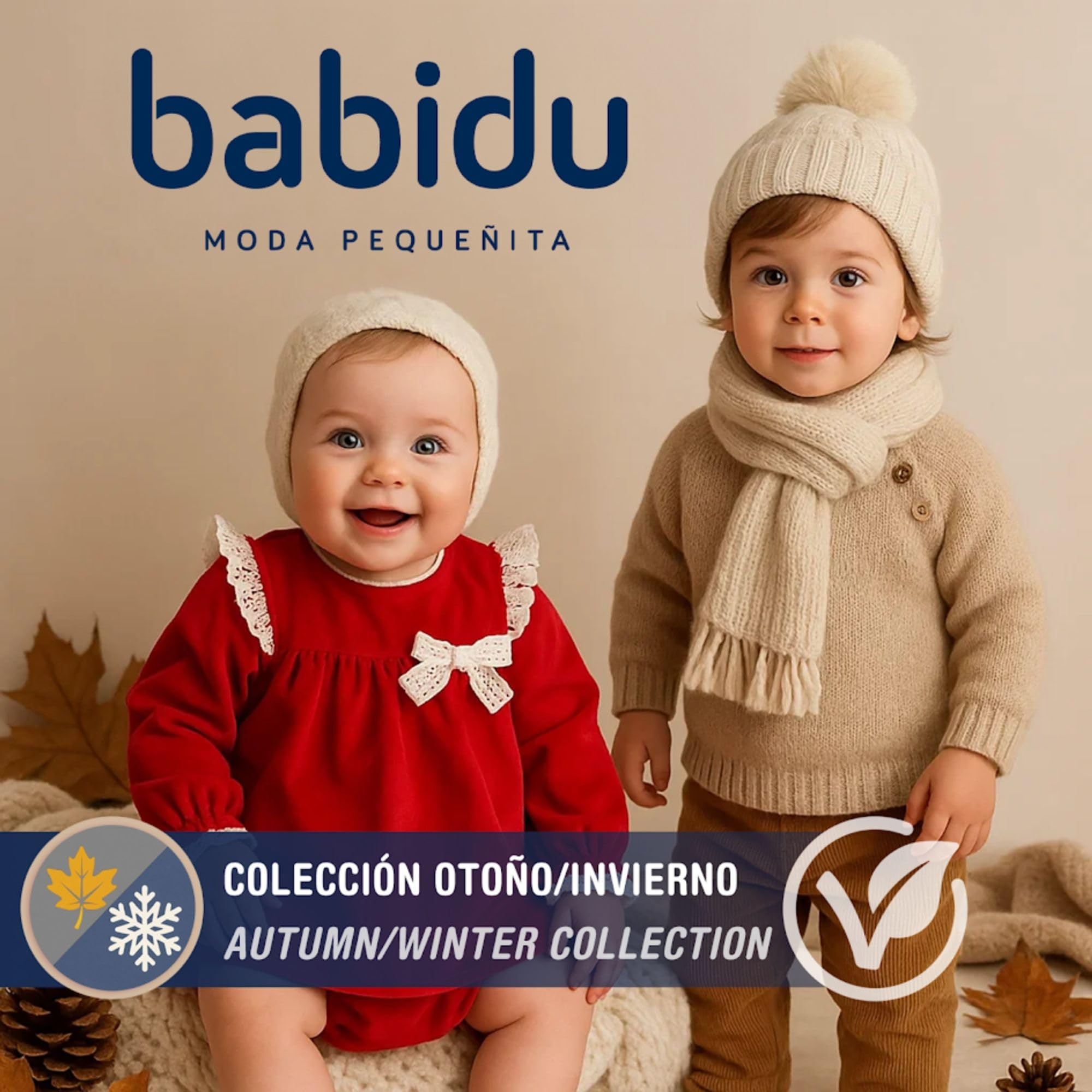 BABIDU Conjunto Niño Dos Piezas de Algodón, Diseño Suave y Transpirable, Ideal para Recién Nacido, Uso Diario