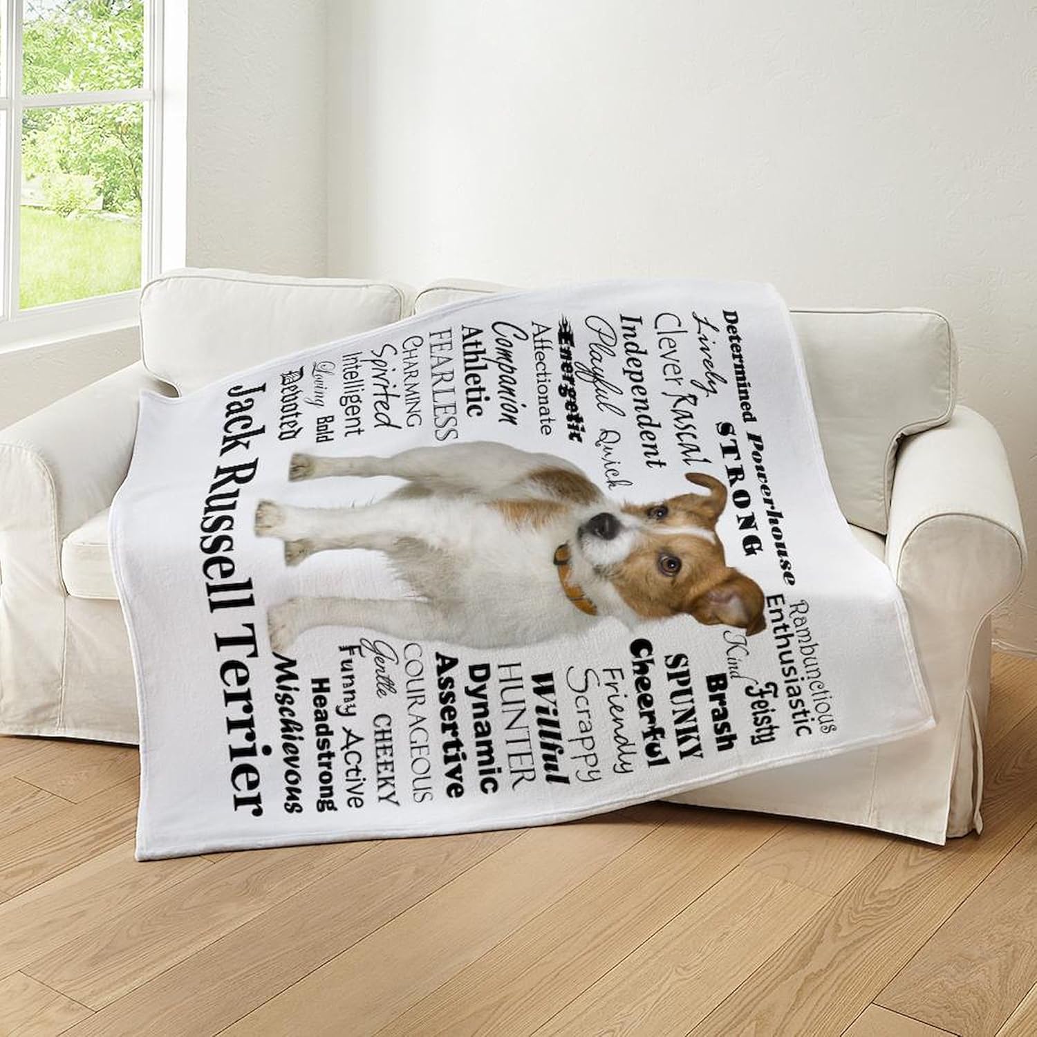 CafePress Jack Russell Traits Throw Blanket Super Soft Fleece Plush Throw Blanket, 60"x50"