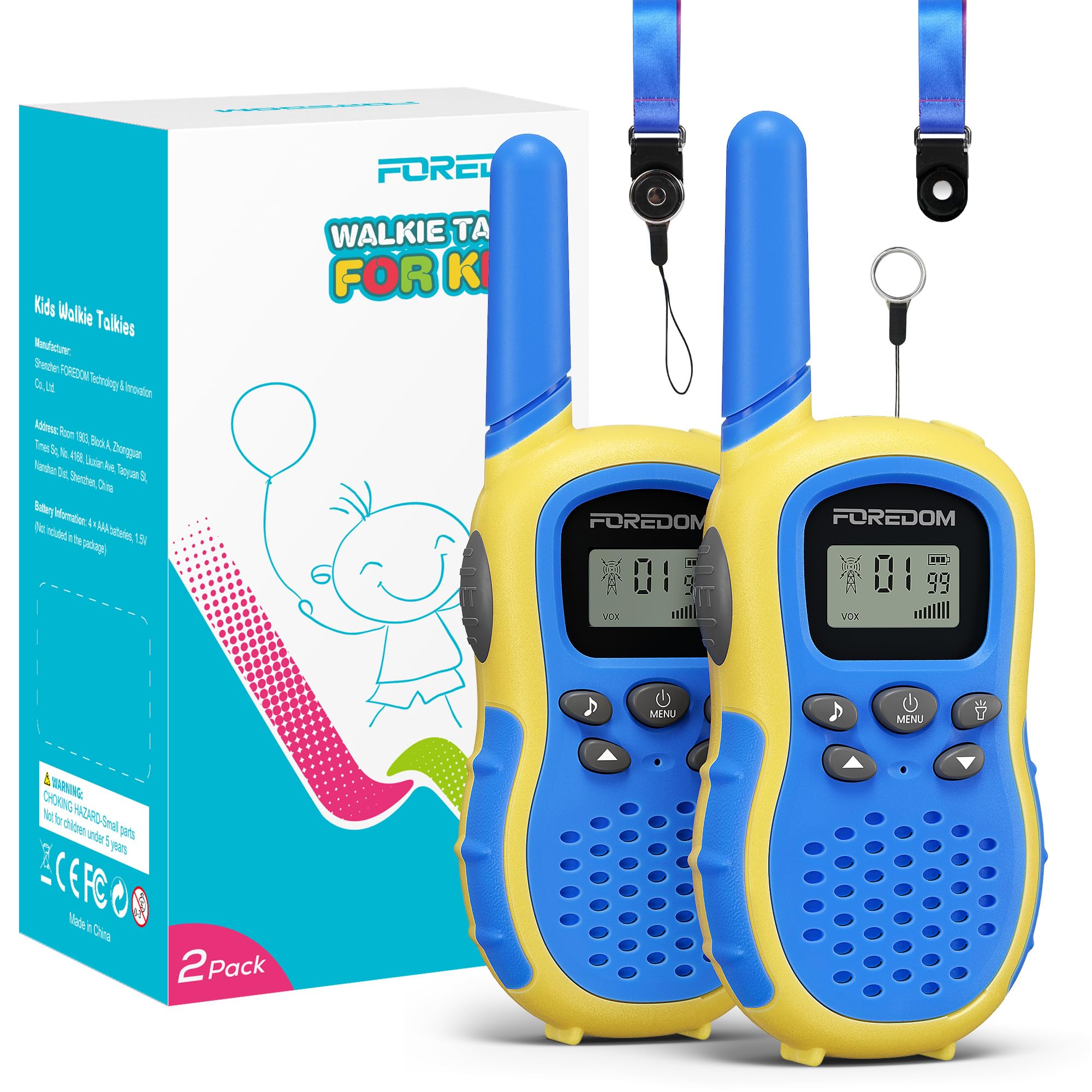 Amazon.com: FOREDOM Walkie Talkies for Kids Walkie Talkies Long