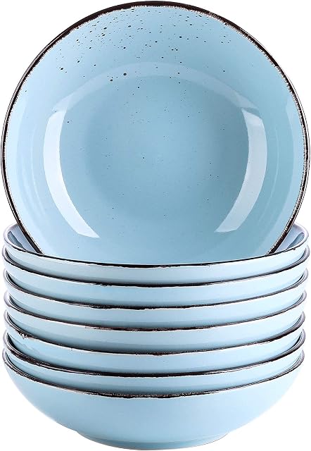 Vancasso 4 sztuki wzorzyste 4 wzory wielokolorowy japoński styl Porcelana ręcznie malowany szary zestaw talerzy do zupy naczyń naczynia zestaw 8,6" talerz do zupy (21,5 x 21,5 x 4,5 cm)