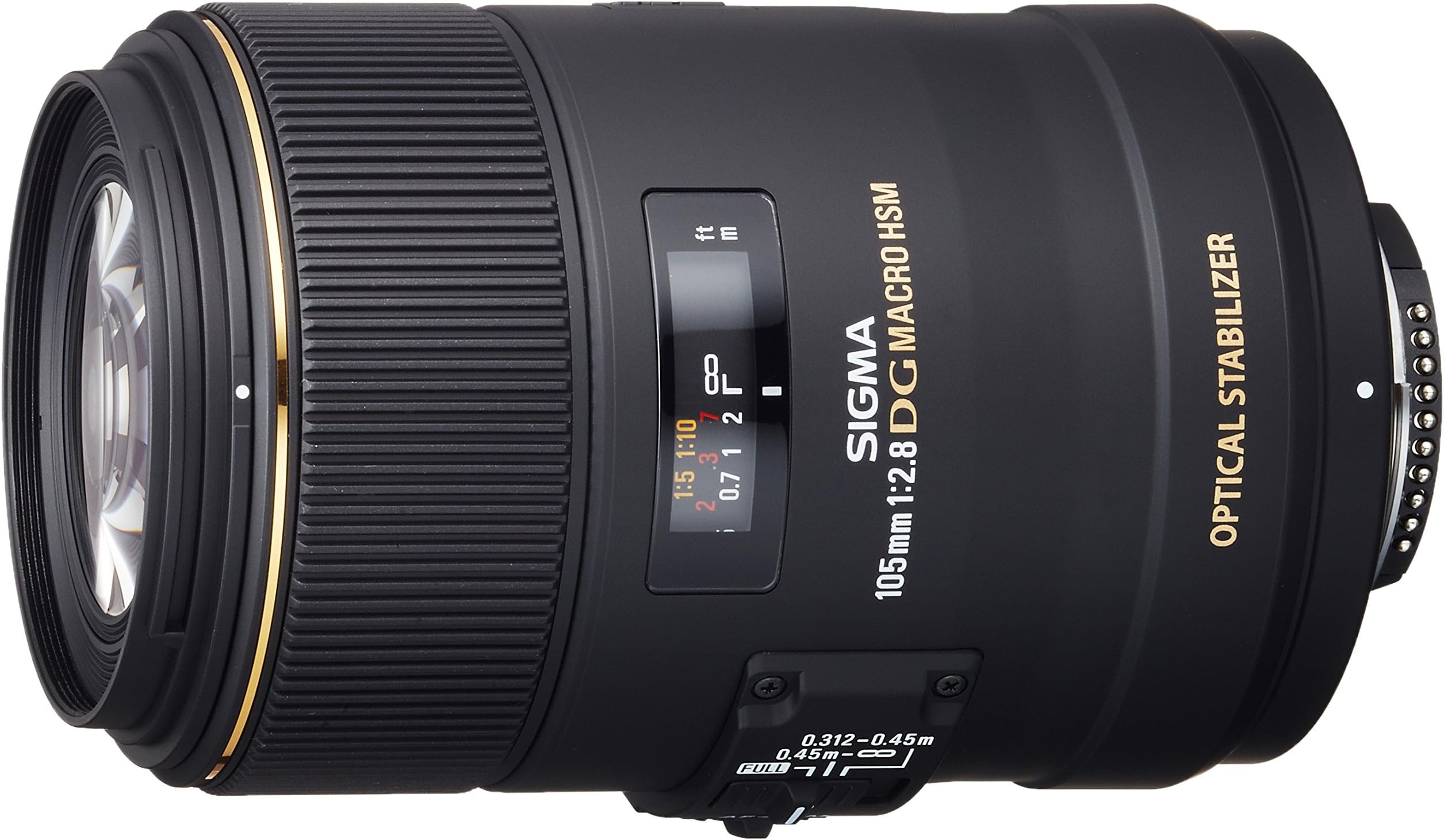 Sigma 105mm F2.8 EX DG OS HSM Macro Lens for Nikon DSLR Camera (Renewed)