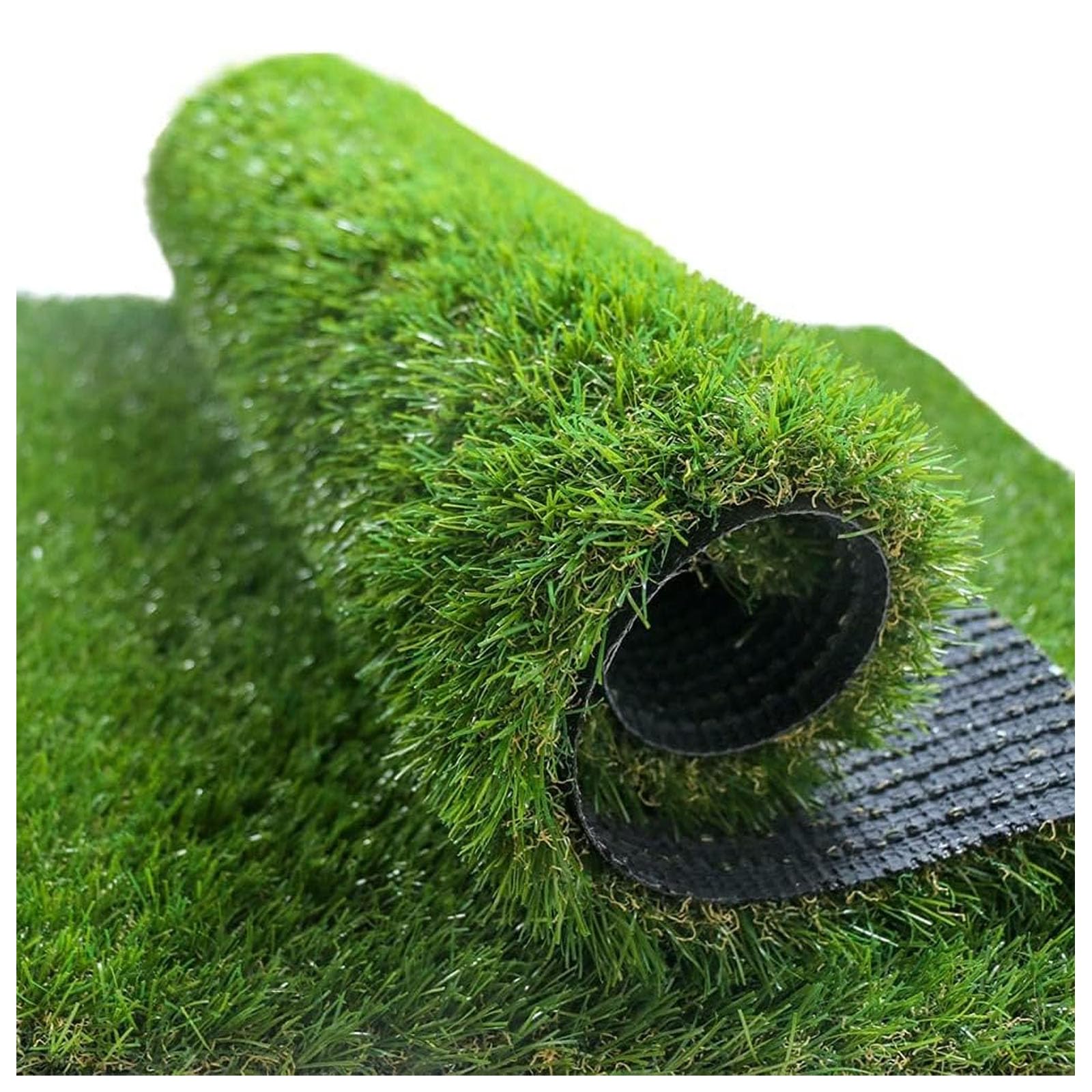 Tappeto di Erba Artificiale Verde Realistico per Esterni, in Erba Sintetica, 150 x 500 cm, Ideale per Giardini, patii, progetti di paesaggistica e Resistente ai Raggi UV.