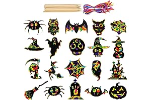 DIYASY Halloween Scratch Paper Artt