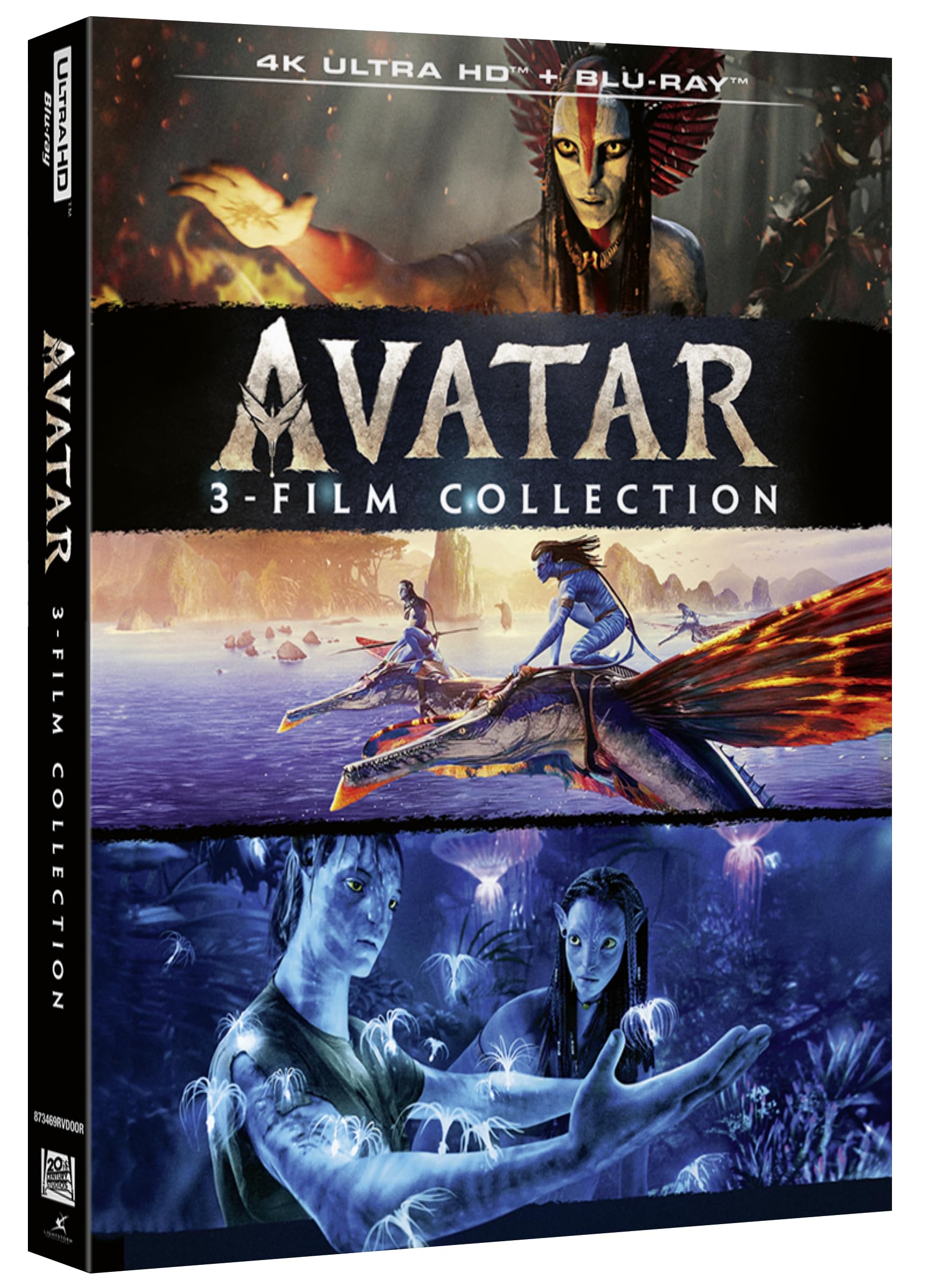 Avatar: 3 Movie Collection - 4K Uhd (3 4K + 3 Bd)