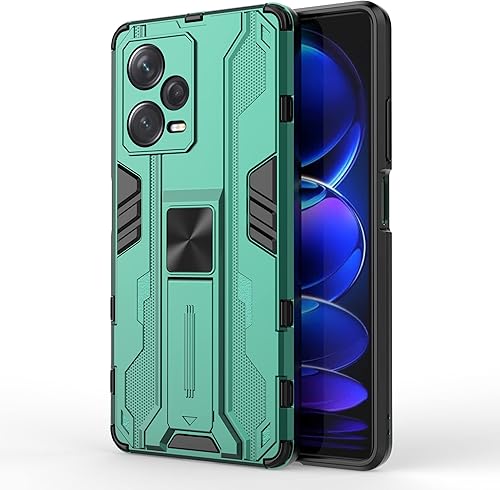 Miniatura 3 de Funda para Xiaomi Redmi Note 12 Pro + 5G  Note 12 Pro Plus, funda protectora para teléfono con soporte, funda magnética de atracción verde