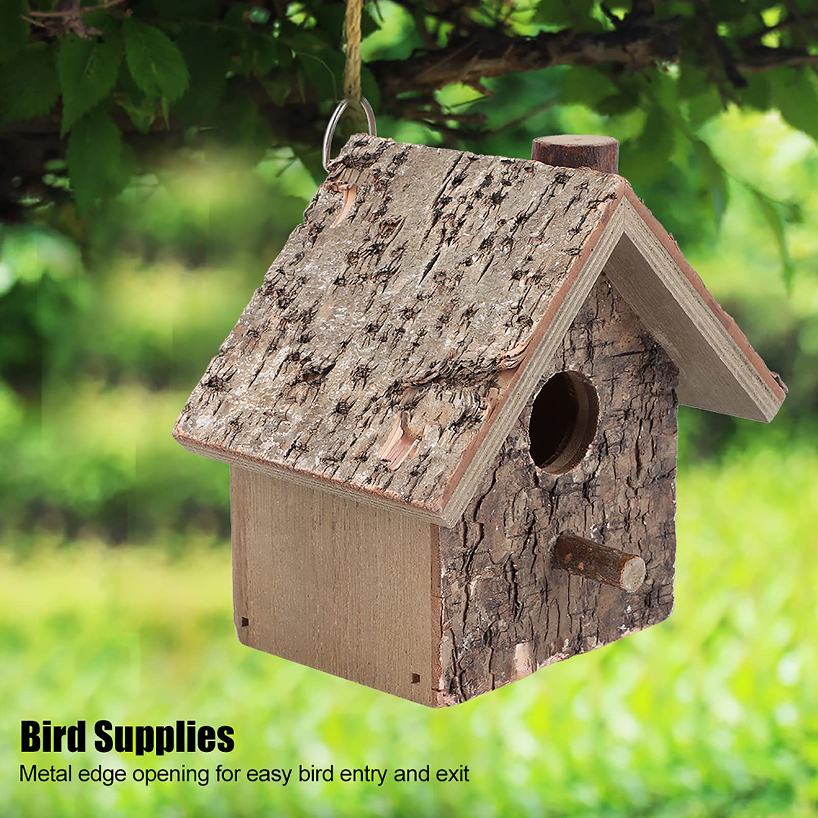 Ejoyous Bird Houses for Garden Outdoor Bird Box for Parakeets Wooden Hanging Bird Hotel Birdhouse Nesting Stations Small Bird Nest Box - Image 4