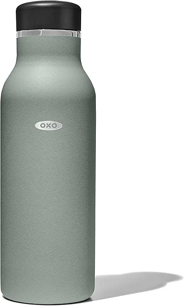 OXO Strive 16oz Insulated Water Bottle with Standard Lid- Jade