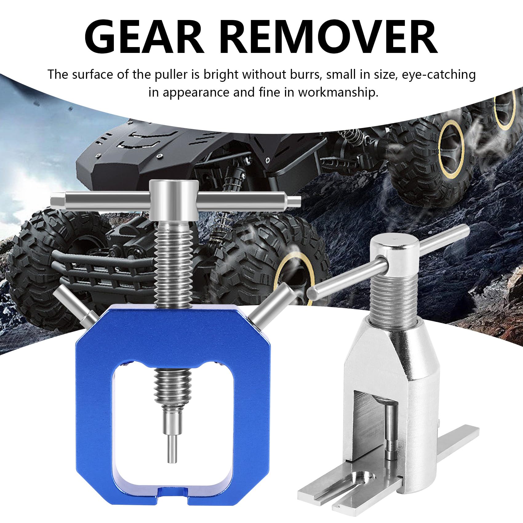 Set di 2 attrezzi per la rimozione del pignone motore Rc estrattore ruota dentata strumento universale per il pignone