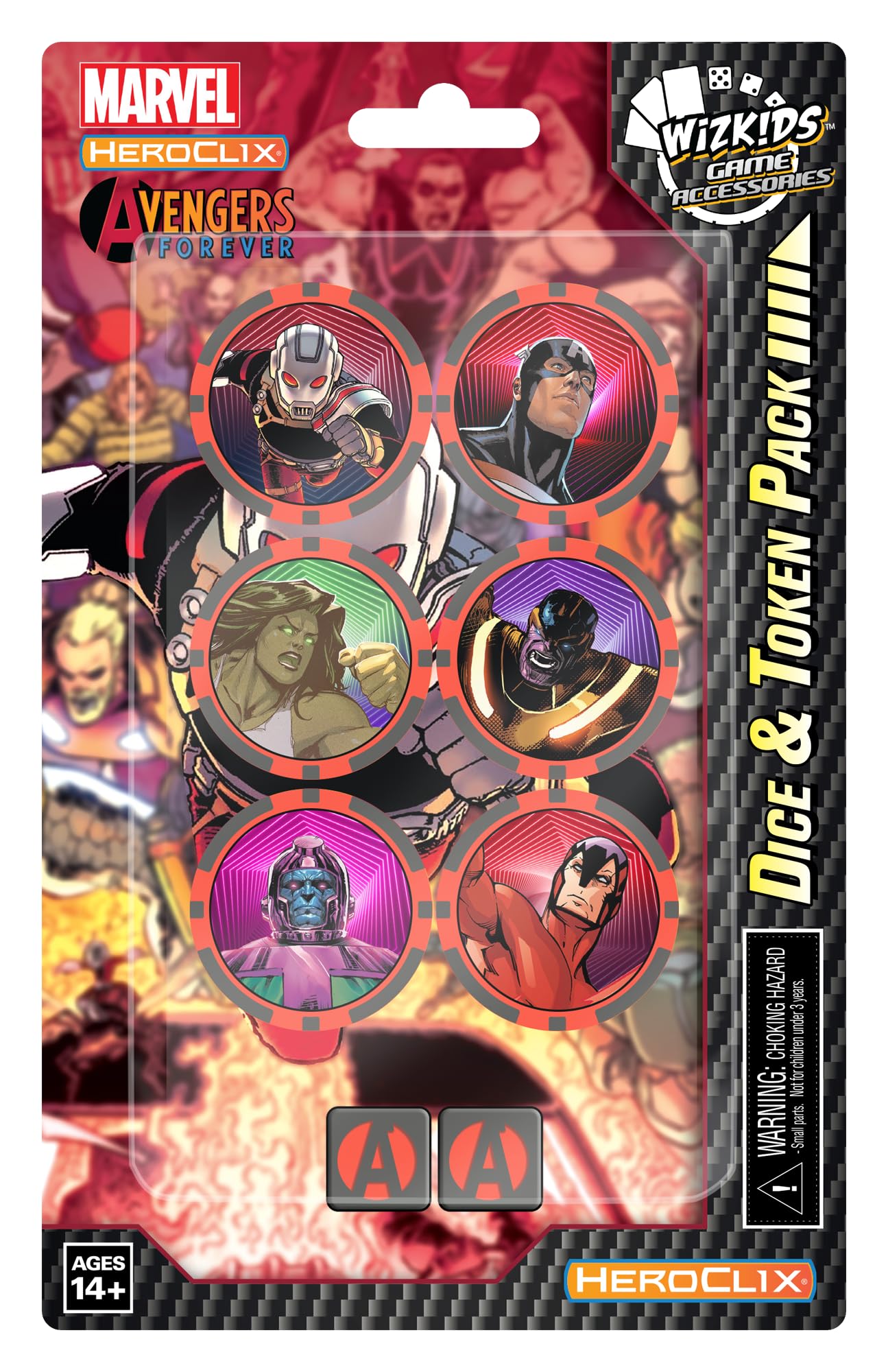 ヴァイスMARVEL エンドゲーム　SP2枚 Amazon.com: Marvel HeroClix: Avengers Forever Dice and Token Pack