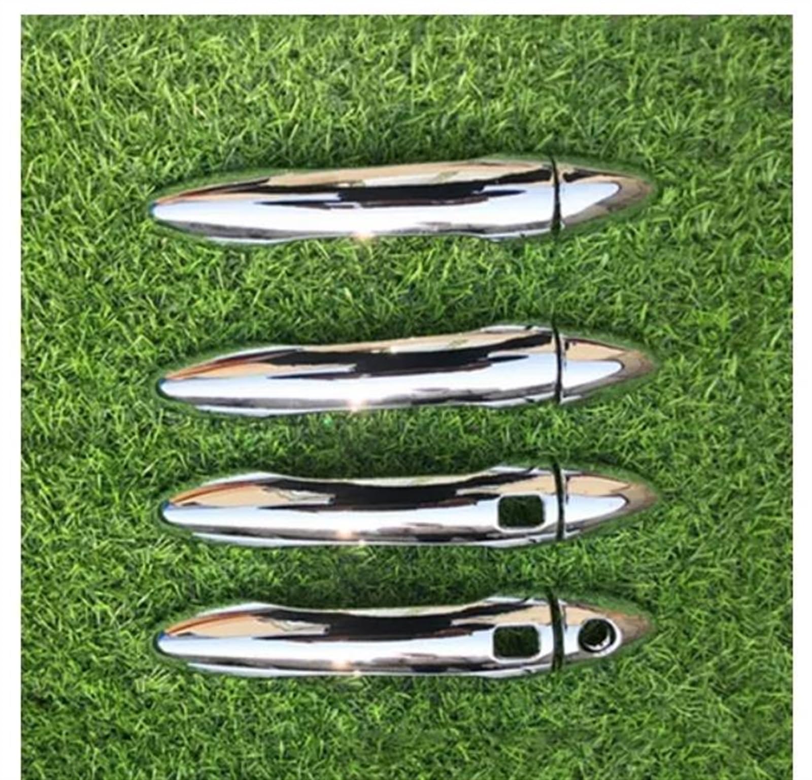 Csspdm Silver 1 Abs Car External Side Door Handle Bowl Catch Cover Protection Trim For Kia K2 2011 2012 2013 2014 2015 2016(Silver 1)