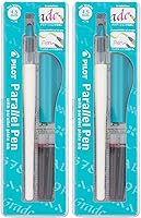 Vista 7 de Pilot Parallel Pen Juego de bolígrafo para caligrafía de 2 colores, Rojo/Azul
