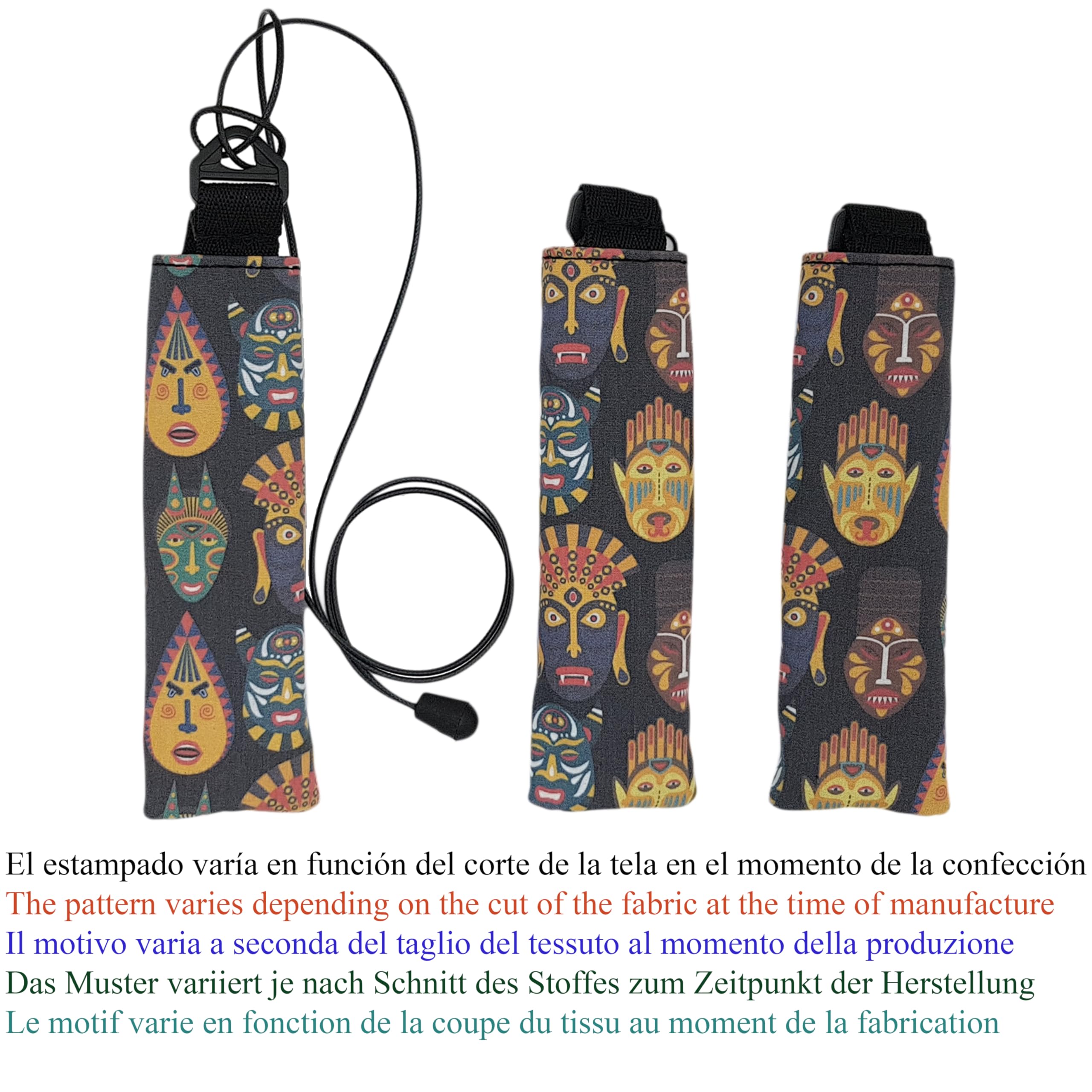Plan B Étui de Protection pour Cigarette Électronique/Vape Pen 2,50 cm de  diam., Cordon de 100 cm, Masques Multicolores, Unisexe, Tissu (Afrique) :  Amazon.fr: Mode