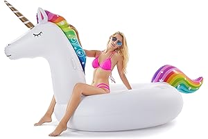 Jasonwell Inflatable Unicorn Float: Gigantic Float Large for Unforgettable Summer Adventures