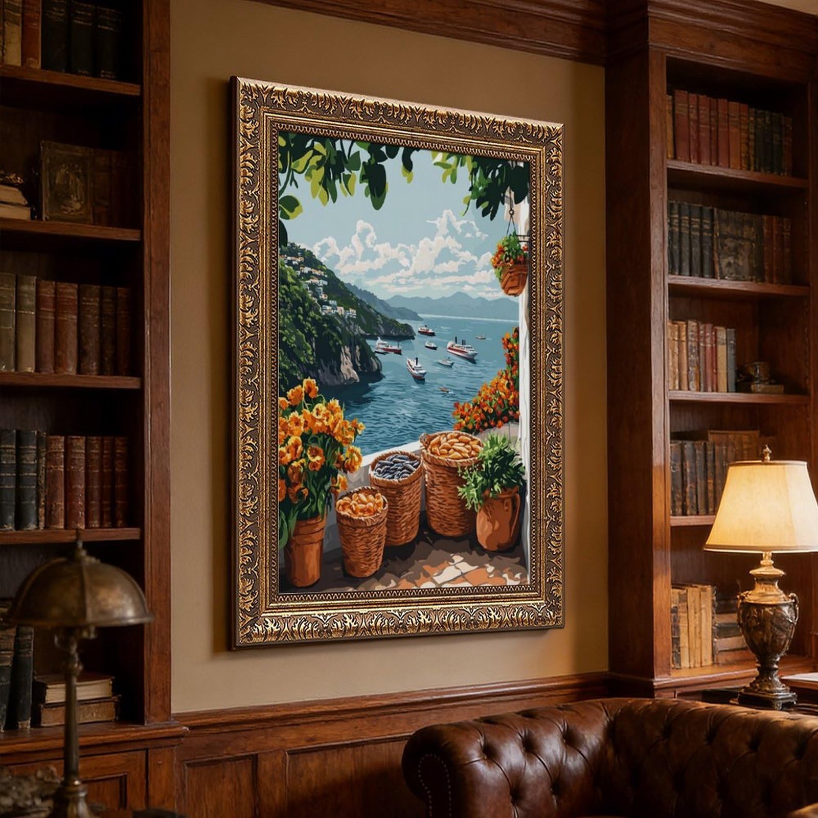 Batam Balkonkorb, Sardellen-Bananenchip-Poster, Leinwand-Poster, Schlafzimmer, Dekoration, Landschaft, Büro, Raumdekoration, Geschenk, 50,8 cm L x 76,2 cm B