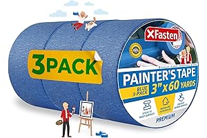 XFasten 3-Inch Painters Tape: 540 Feet of Precision and Protection