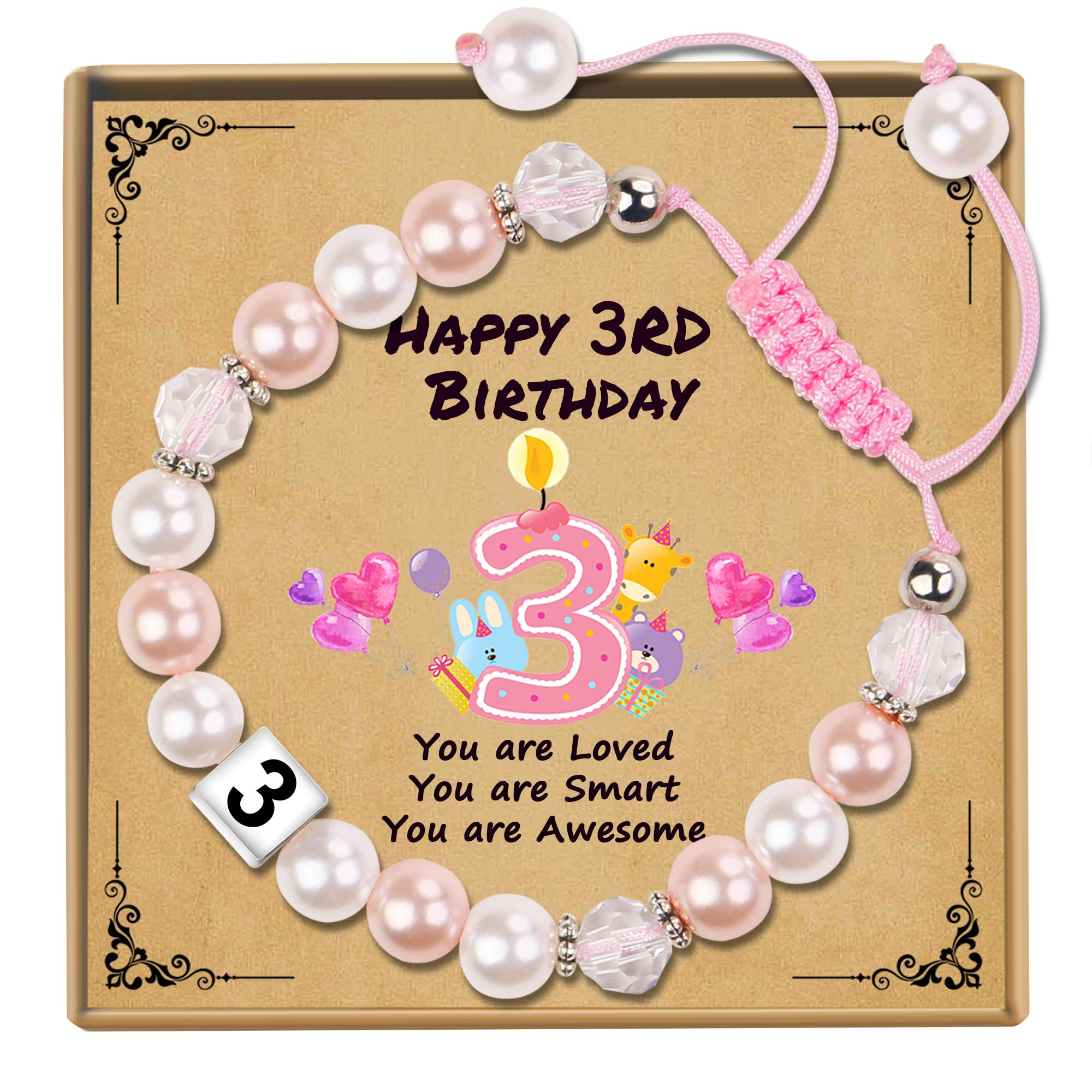 Sereney Birthday Gifts for Girls, 1-16 Year Old Girl Birthday Bracelet Gift