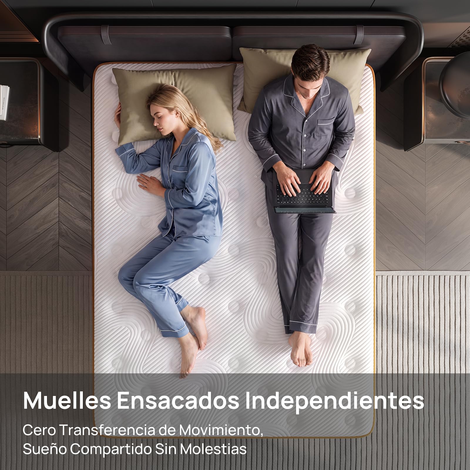 BedStory Materasso 120 x 190 cm, altezza 26 cm, materassi con molle insacchettate, rigidità media, traspirante ed ergonomico, scelta ideale per camere da letto e appartamenti