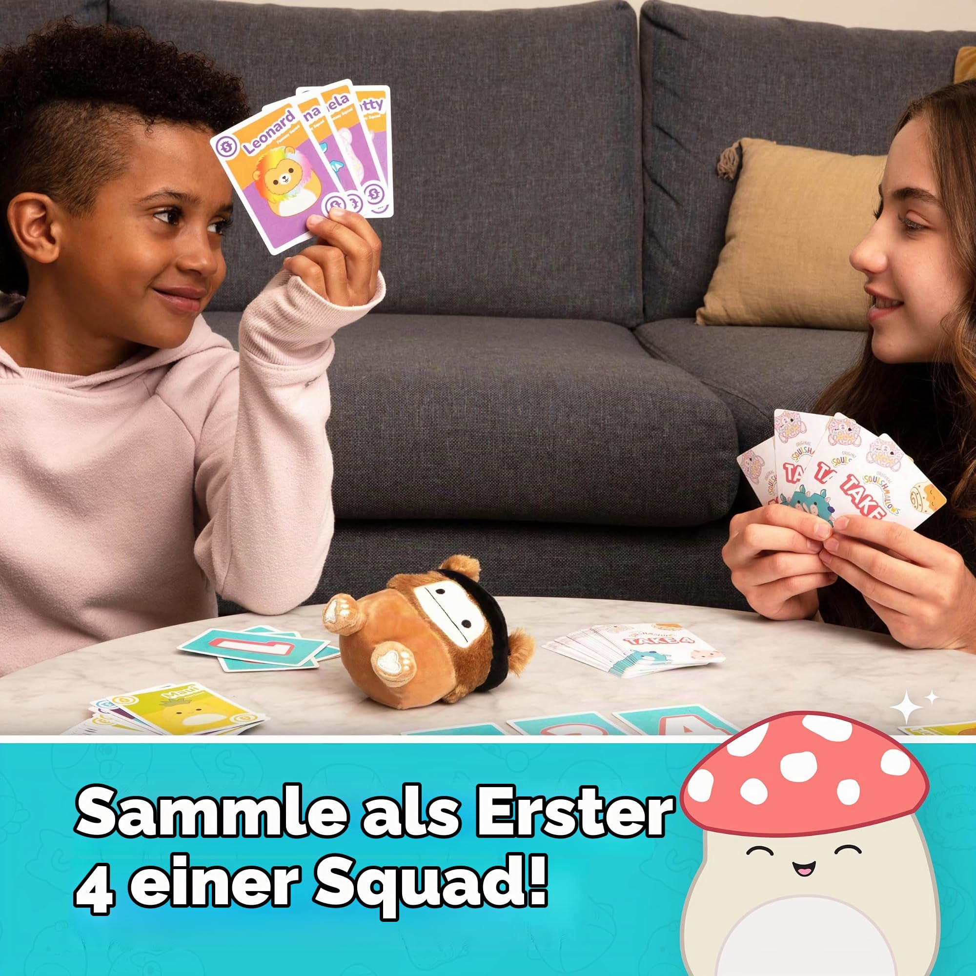 WHAT DO YOU MEME? Squishmallows Take4 - Das rasante Familien-Kartenspiel, ideal für Kinder ab 8 Jahre… – Ansicht 4