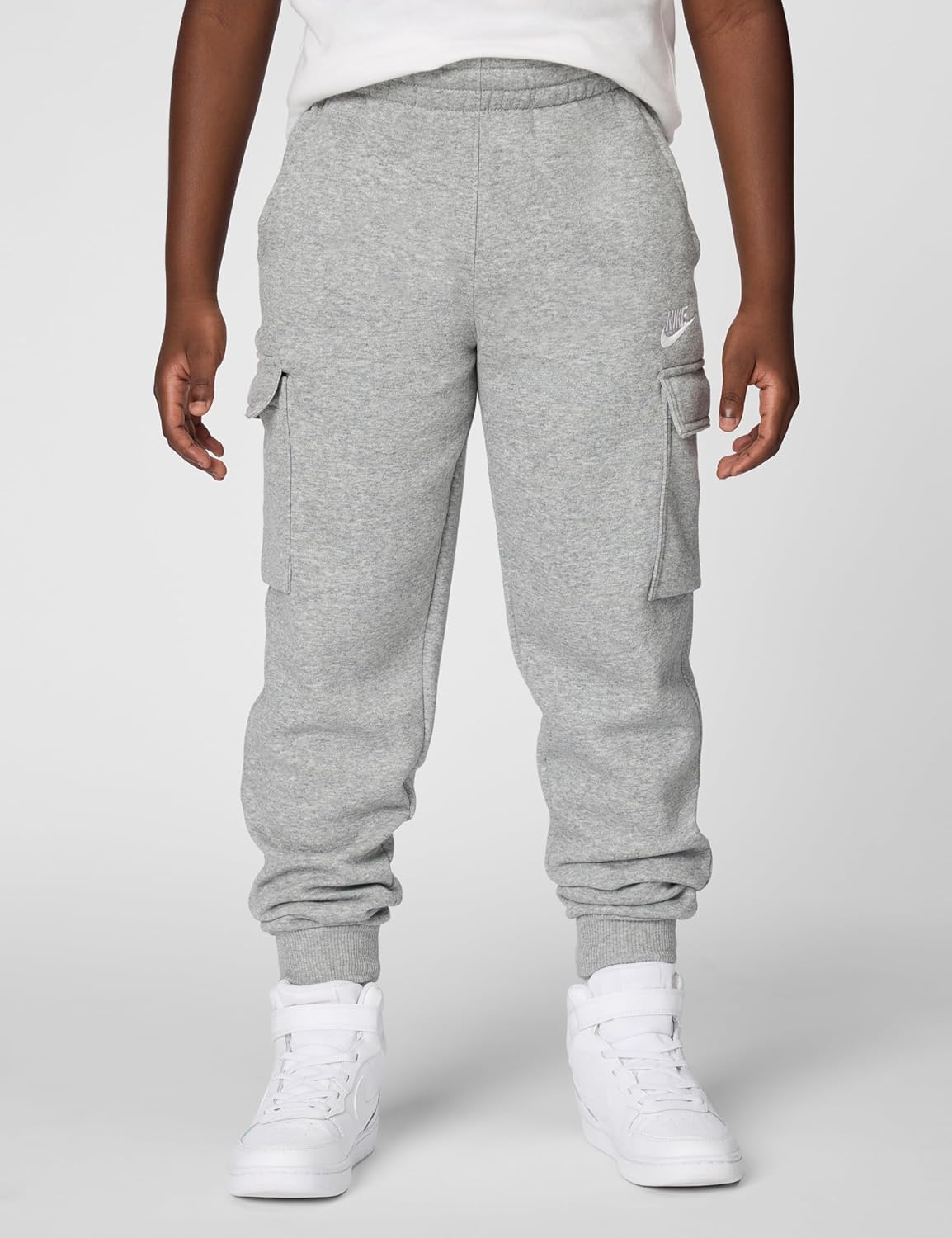 Nike Unisex Big Kids' Sportswear Club Fleece Cargo Pants - Boys and Girls