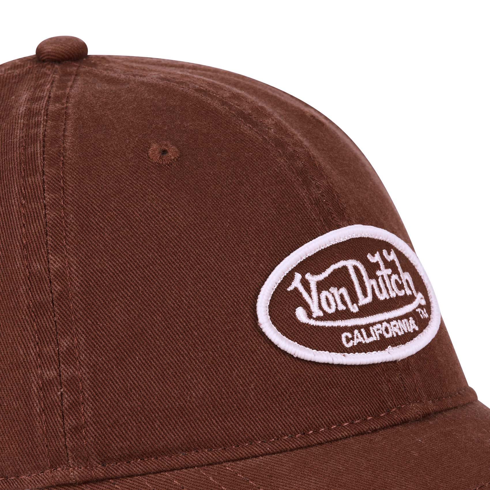 Von Dutch Kappe für Damen und Herren, 100 % Baumwolle, Dad Cap Logo, verstellbar