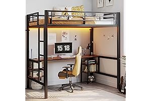 ANCTOR Loft Bed with Table: Elevate Your Room with Functionality and Style