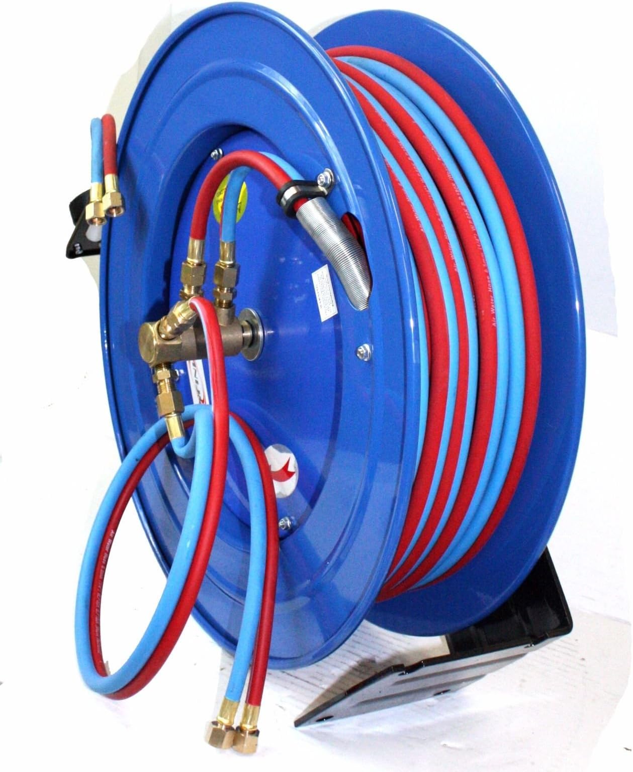 100ft Oxygen Acetylene Retractable Auto Rewind Welding Hose Reel Kit