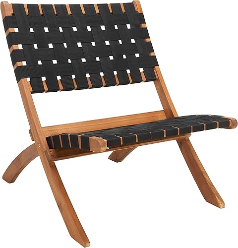 Miniatura 4 de SAFAVIEH Outdoor Collection Darryl - Juego de 5 piezas para patio tejido naturalnegro