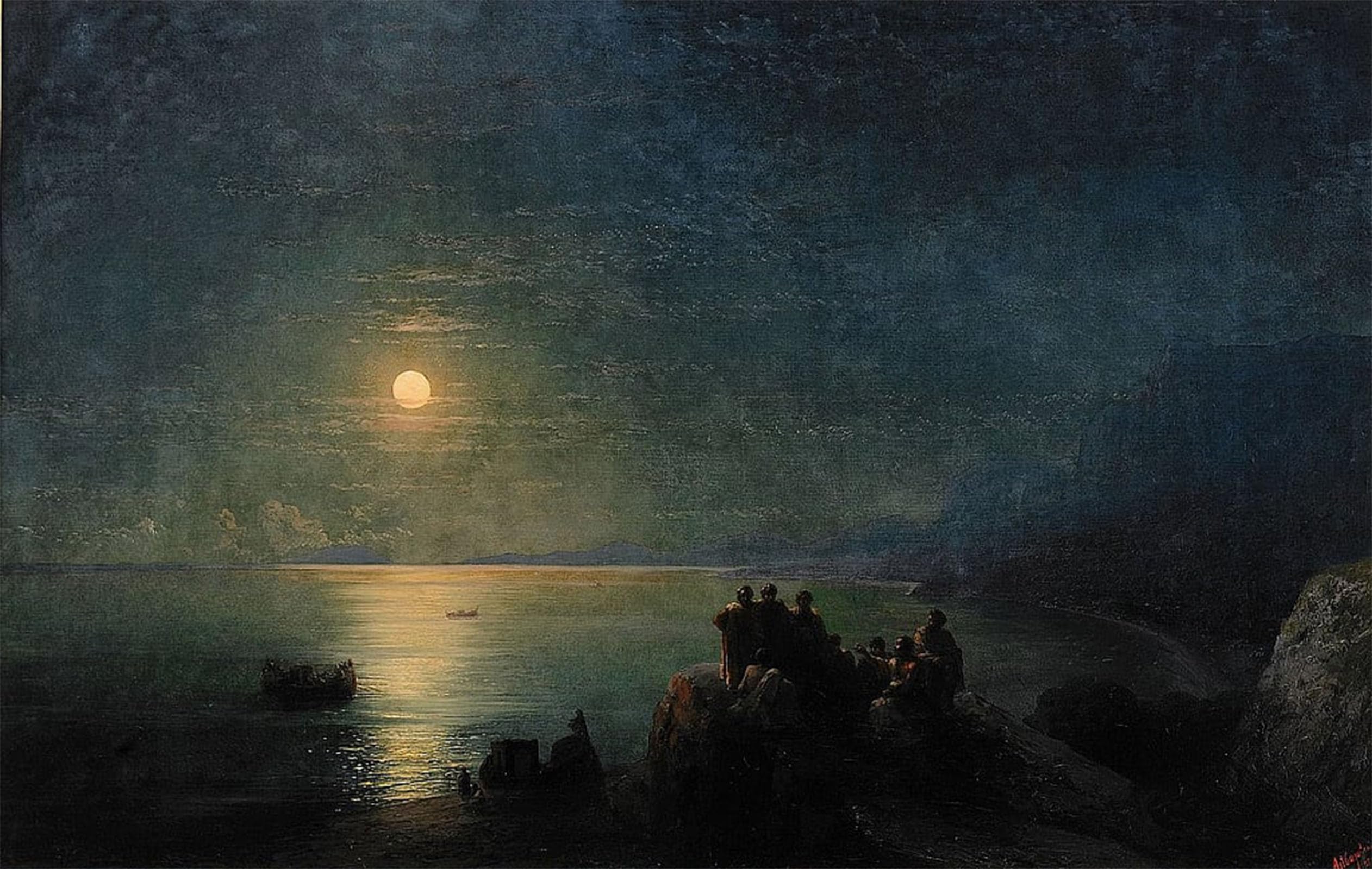 POSTERIIk Famous Print Pop Art Wall Art Graffiti Ancient Greek Poets by Ivan Konstantinovich Aivazovsky Art Prints for Home Decor 60x90cm
