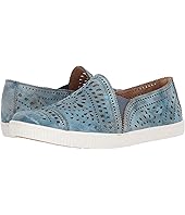 Denim Jeans Printed Suede