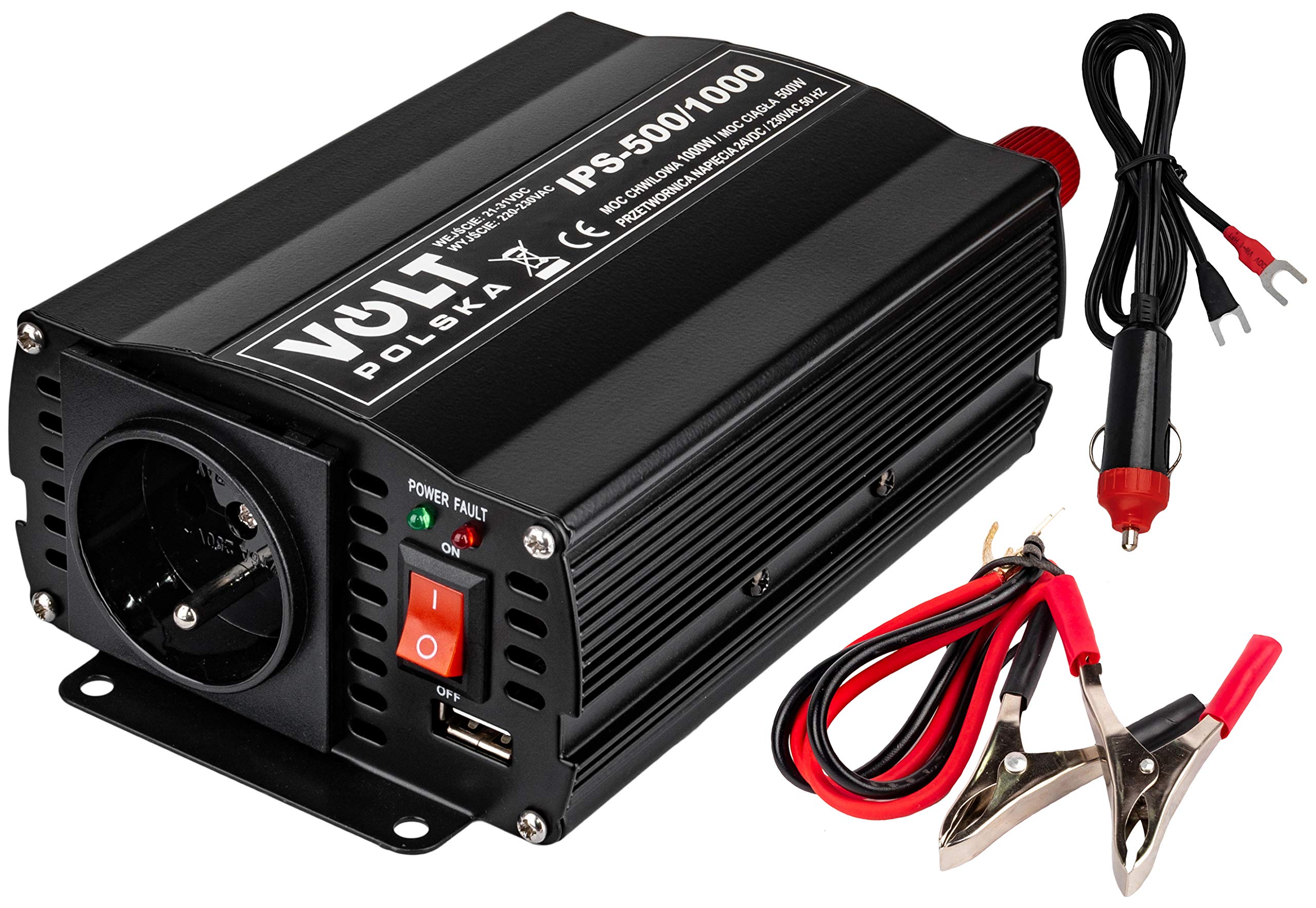 Przetwornica napięcia IPS 500/1000W 24/230V (500/1000W)