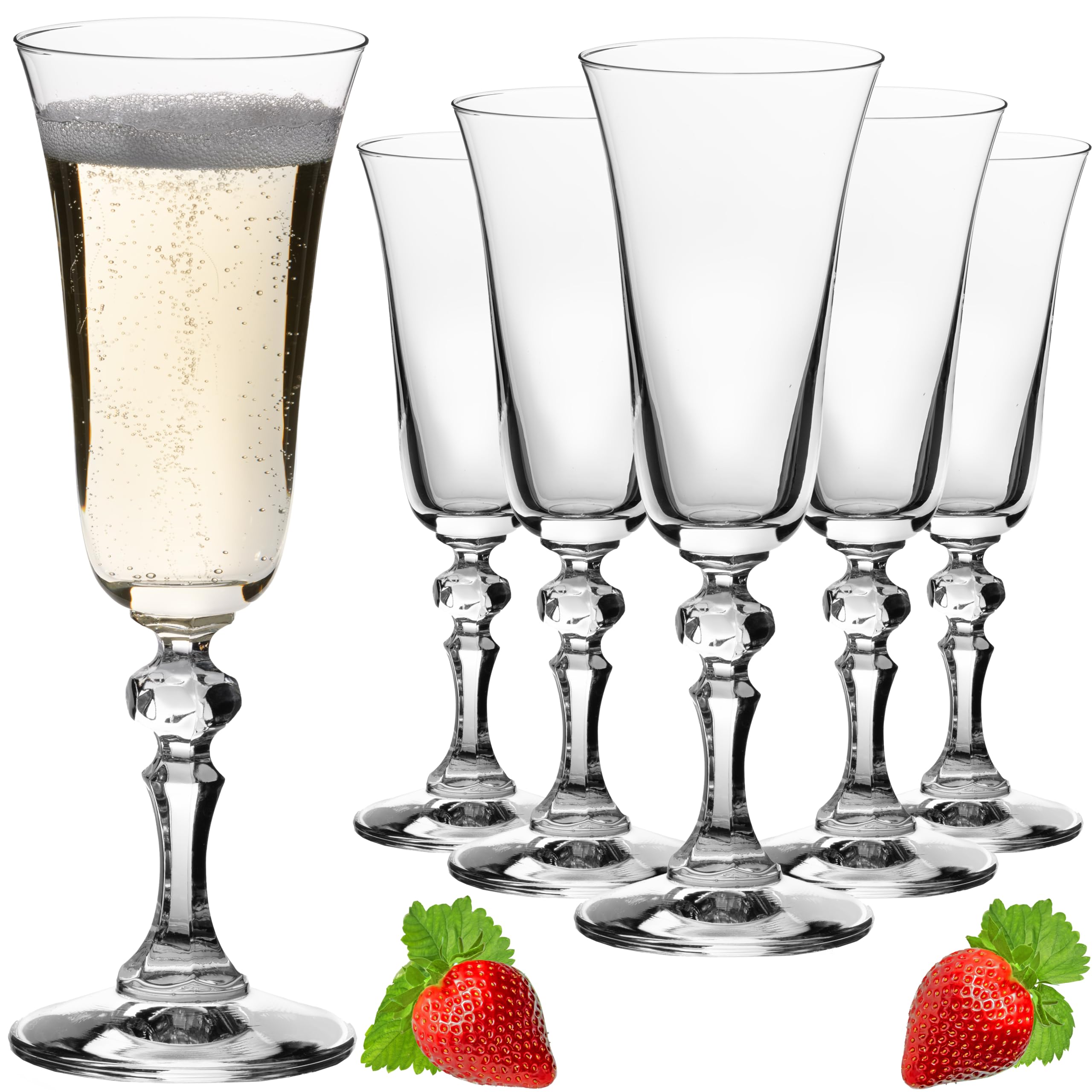 Flûtes à champagne Imperial Vintage de 180ml pour vos repas de fête en famille et entre amis