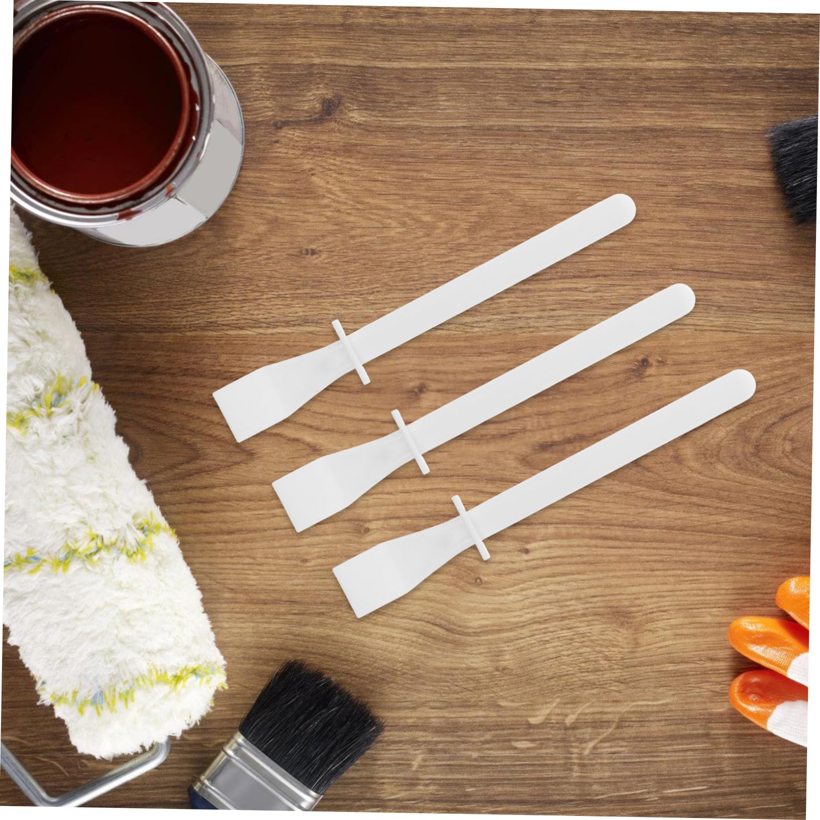 Toddmomy Set 50 Pezzi Spalmatore di Colla in Plastica Bianco per Pelle e Articoli in Pelle Facile da Usare e DIY Creativi