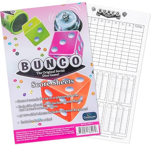 Miniatura 8 de Continuum Games - Caja de juego Bunco, dados multicolor