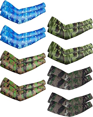 8 pares de mangas de enfriamiento unisex con protecciĂłn UV para brazo de seda de hielo M 8 pares de mangas de enfriamiento unisex con protecciĂłn UV para brazo de seda de hielo M
