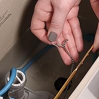 Vista 7 de Danco 80806 - Manija universal de metal para tanque de inodoro, cromada