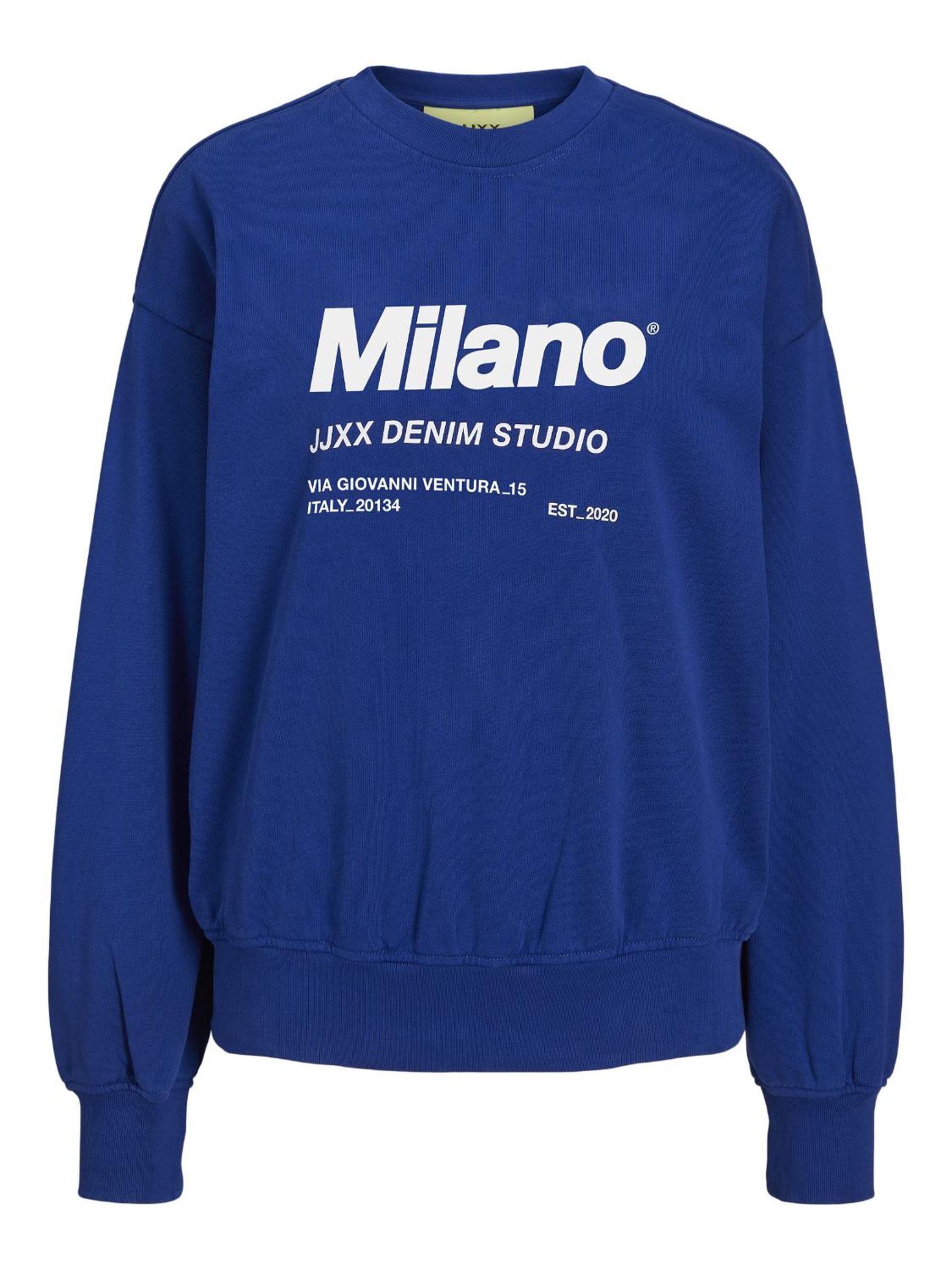 JJXX JXBeatrice Logo Women's Sweatshirt, Sodalite Blue, XS
