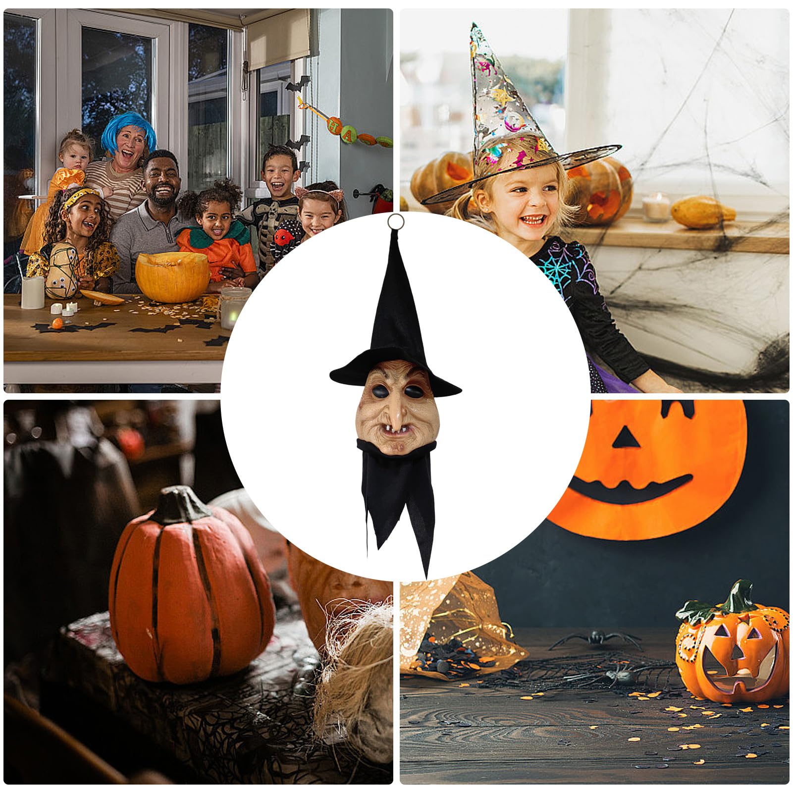 Dekoracje Na Halloween Straszna Dekoracje Świąteczne Kostium | Rekwizyty Fotograficzne z Światłem i Dźwiękiem na Scenę, Imprezy, do Wnętrz, Na Zewnątrz, Nawiedzonego Domu i