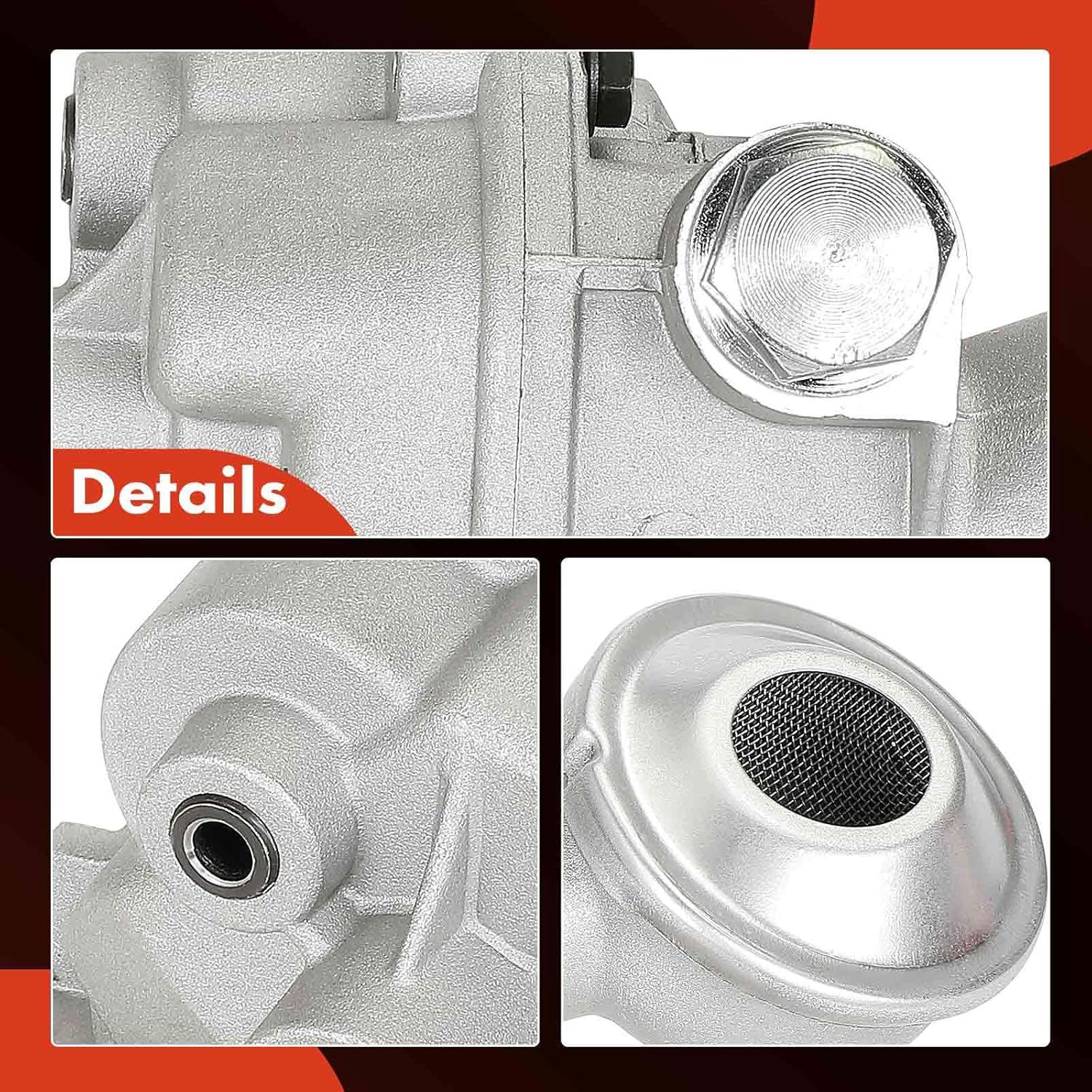 A-Premium Engine Oil Pump for 2.8L 3.0L 3.2L - Compatible with Mercedes-Benz E320 1994-1997, SL320 1994-1997, 300CE/300E 1993-1993, 300SL 1990-1993